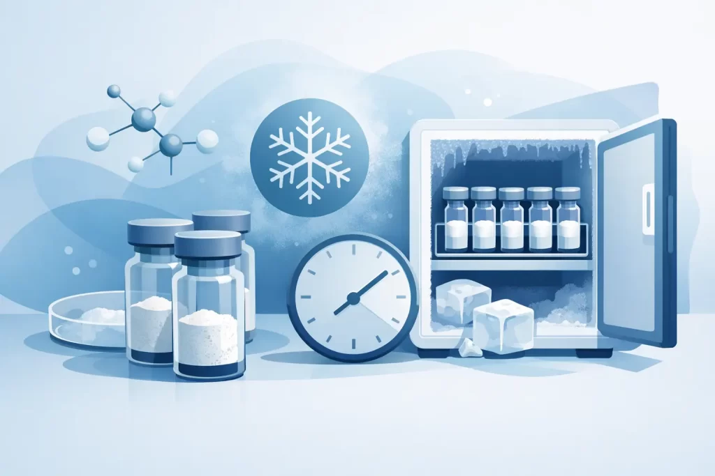 Lyophilised Peptide Shelf Life and Storage